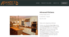 Desktop Screenshot of advanced-kitchens.com